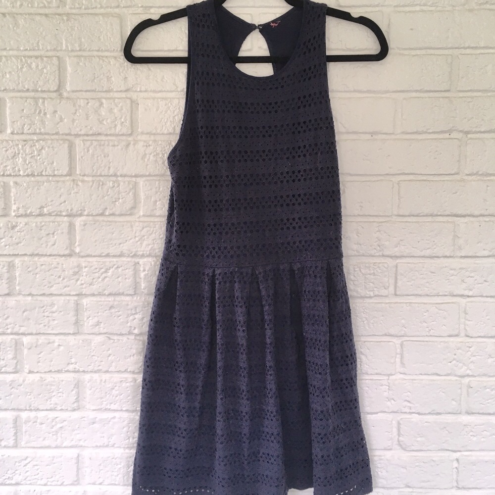 Eight Sixty navy sundress size S